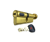 Цилиндровый механизм Mauer New Wave 4 вертушка-ключ-L=82мм/36-46/,цвет латунь, 5 ключей